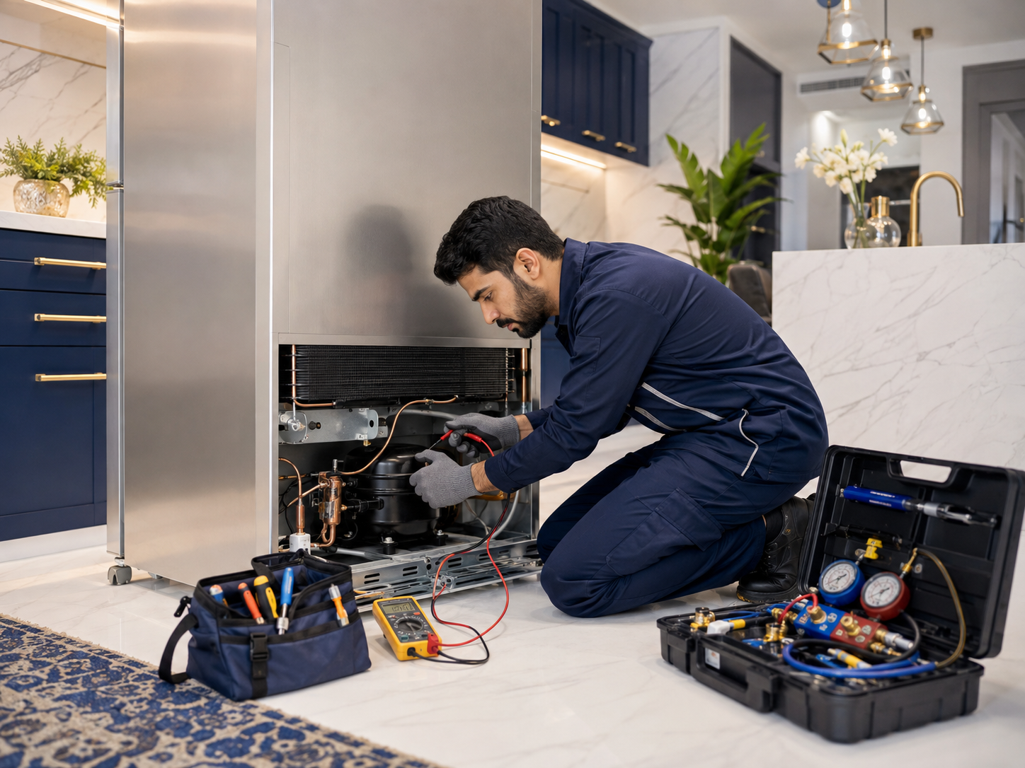 إصلاح أعطال التبريد
